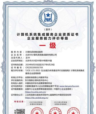 計(jì)算機(jī)系統(tǒng)集成服務(wù)企業(yè)資質(zhì)證書 投標(biāo)加分的利器，ESCE認(rèn)證多網(wǎng)可查
